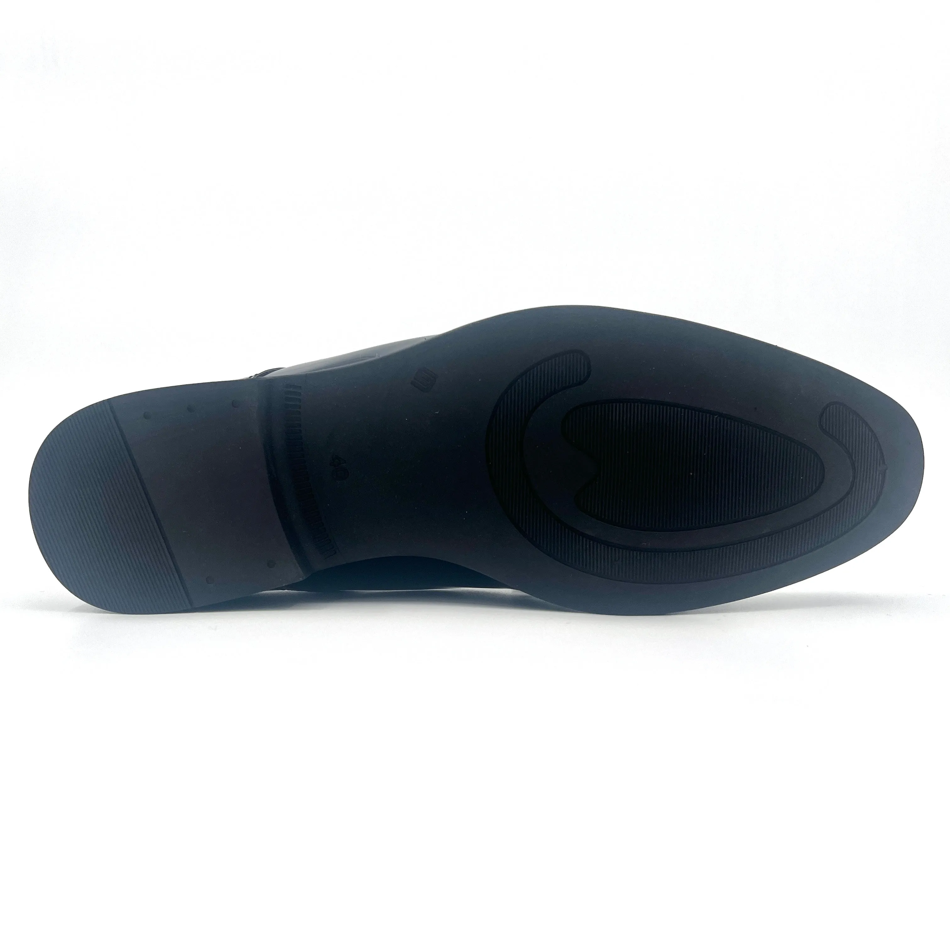2H #6465 Black Shine Classic Shoes