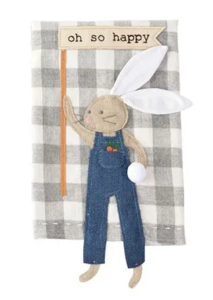 Bunny Dangle Leg Towel