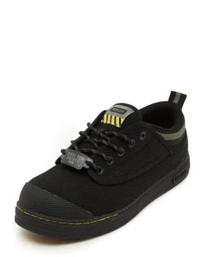 Canvas Safety Shoe - Black