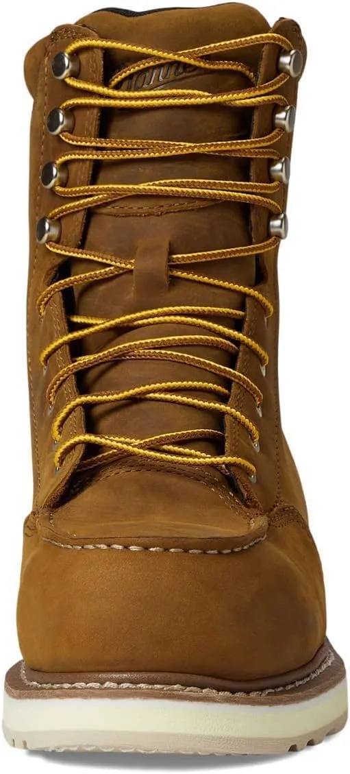 Danner Cedar River 8 Waterproof Aluminum Toe Work Boots for Men - Premium Leather with Breathable Danner Dry & Slip-Resistant Outsole, EH Rated