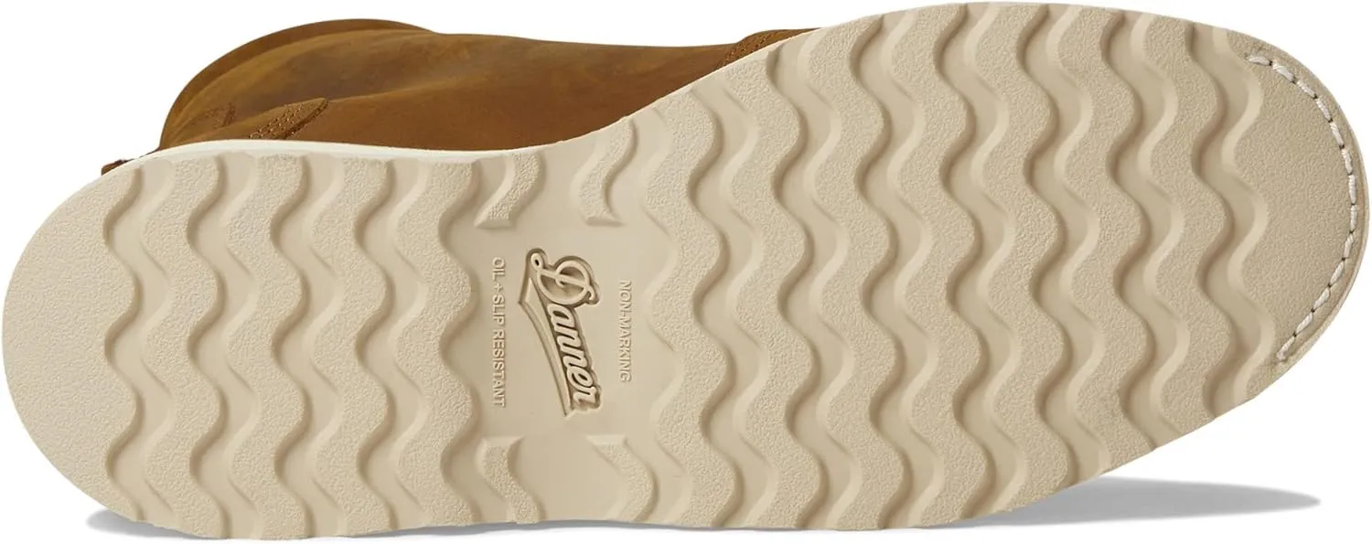 Danner Cedar River 8 Waterproof Aluminum Toe Work Boots for Men - Premium Leather with Breathable Danner Dry & Slip-Resistant Outsole, EH Rated