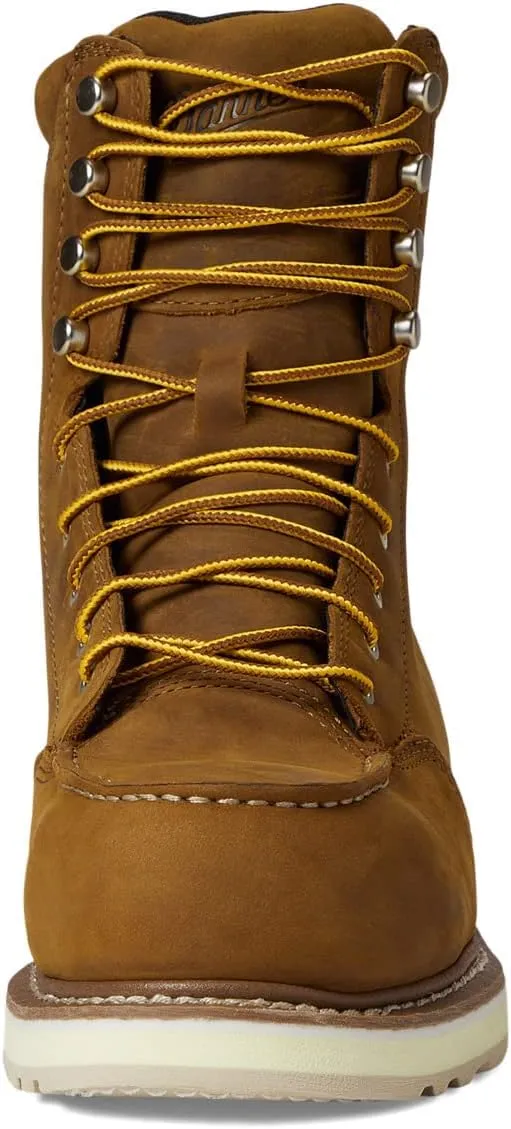 Danner Cedar River 8 Waterproof Aluminum Toe Work Boots for Men - Premium Leather with Breathable Danner Dry & Slip-Resistant Outsole, EH Rated