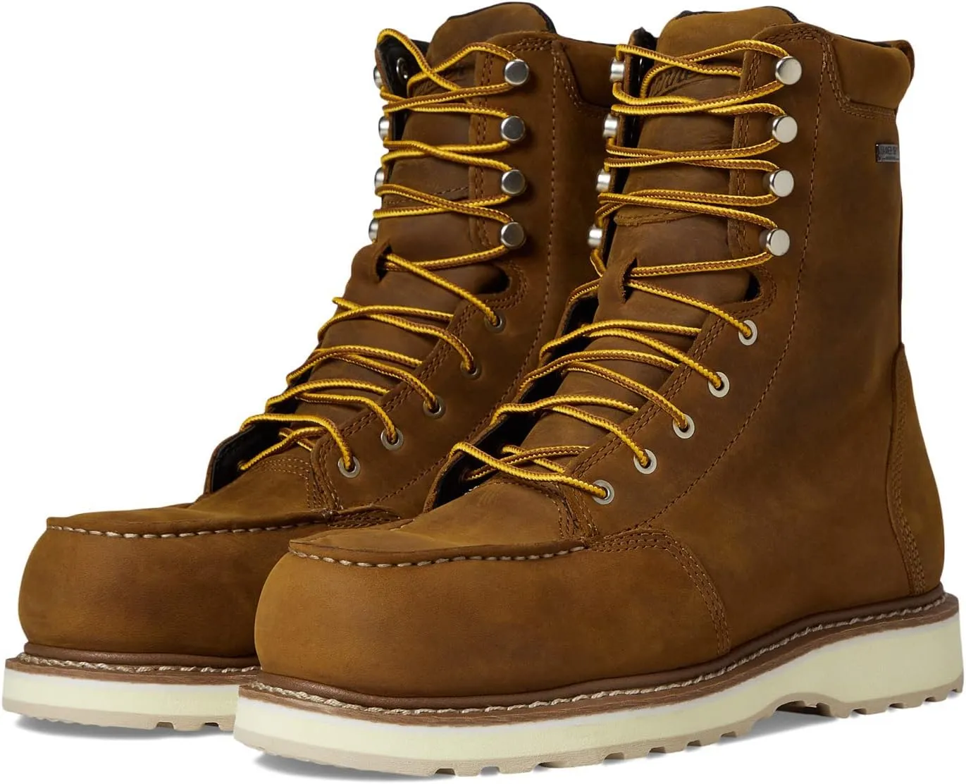 Danner Cedar River 8 Waterproof Aluminum Toe Work Boots for Men - Premium Leather with Breathable Danner Dry & Slip-Resistant Outsole, EH Rated