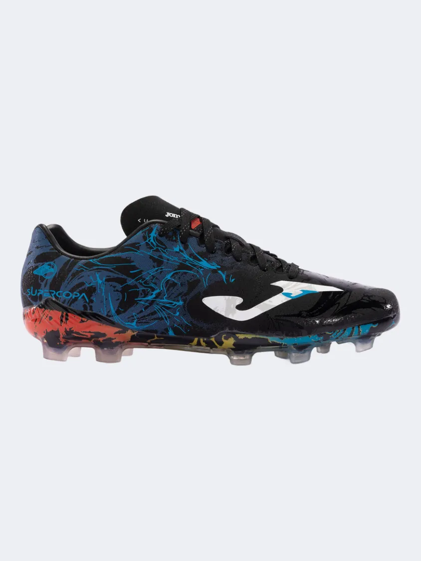 Joma Super Copa 2441 Firm Ground Men Football Shoes Black/Blue