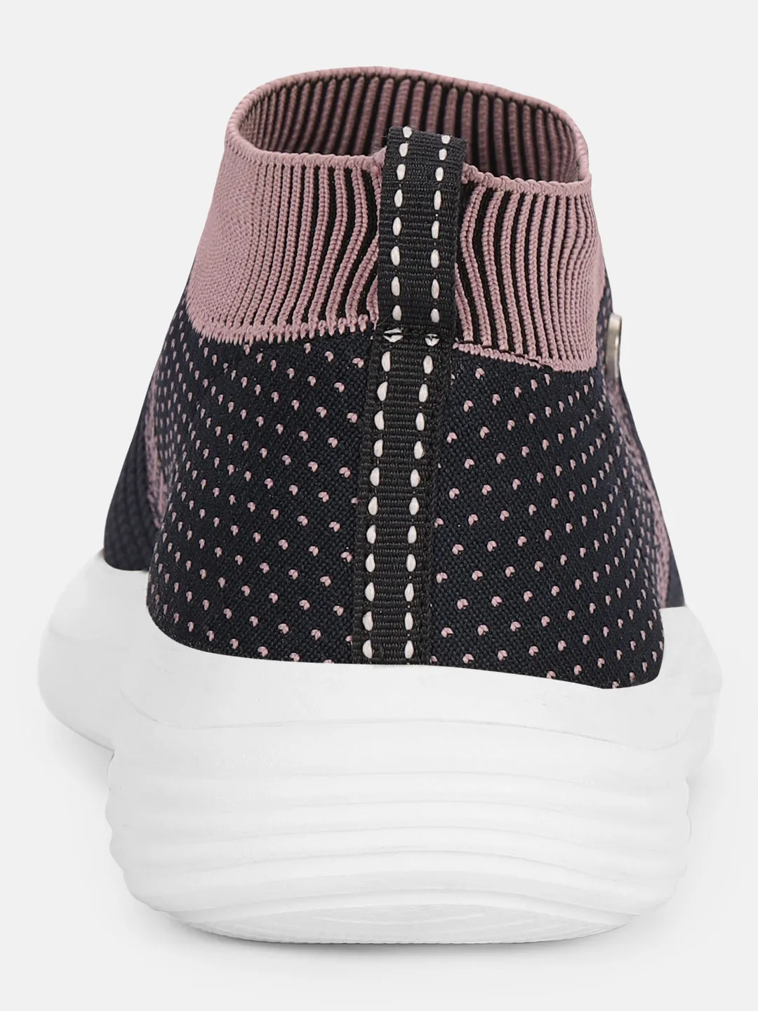 JUMP USA Women's Textured Blue Smart Casual Sneakers Shoes