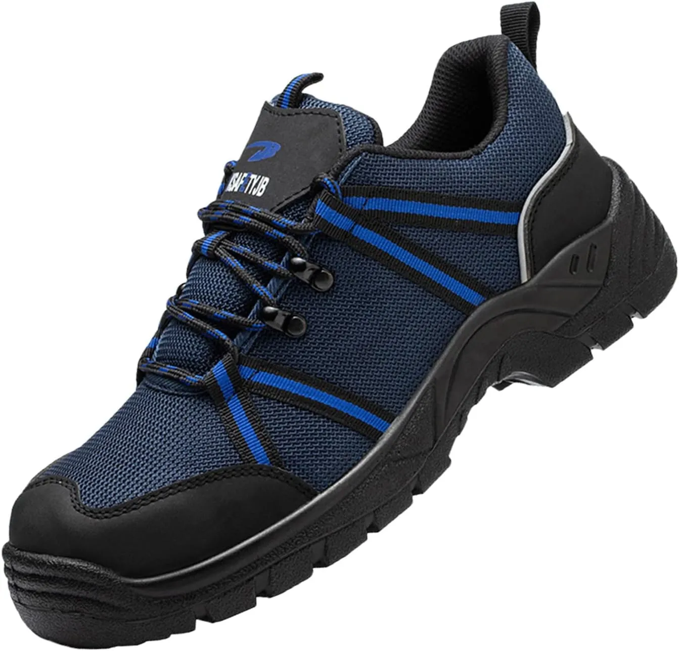 Lightweight Work Safety Sneakers,Work Shoes Provides a Comfortable, Breathable, Long-Term Foot Experience with Flying Woven Upper Material,