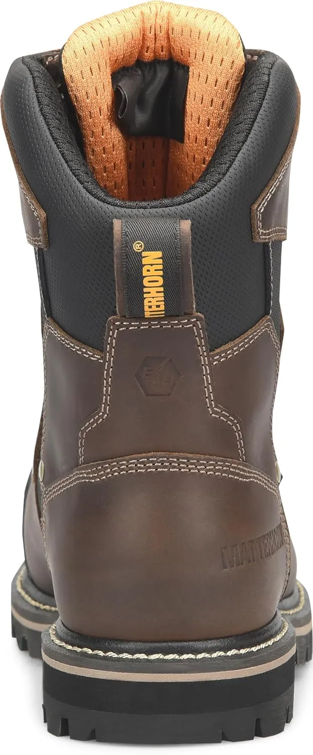 Matterhorn I-Beam 8" Met Guard Carbon Composite Toe Waterproof Work Boot for Men - Durable Safety Footwear for Tough Jobs