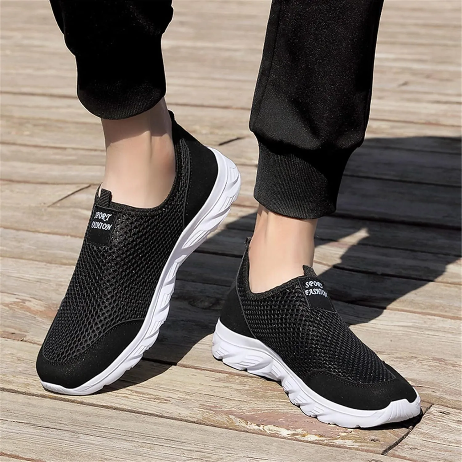 Mens Dress Sneaker Men Shoes Summer Lightweight Breathable Casual Shoes Single Mesh Casual Work Shoes Men Sneaker