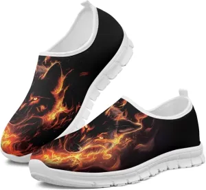 Men's Running Shoes Non Slip Fashion Shoes Breathable Lightweight Sneakers Slip On Sports Athletic Gym Walking Shoes SizeUS 5-14