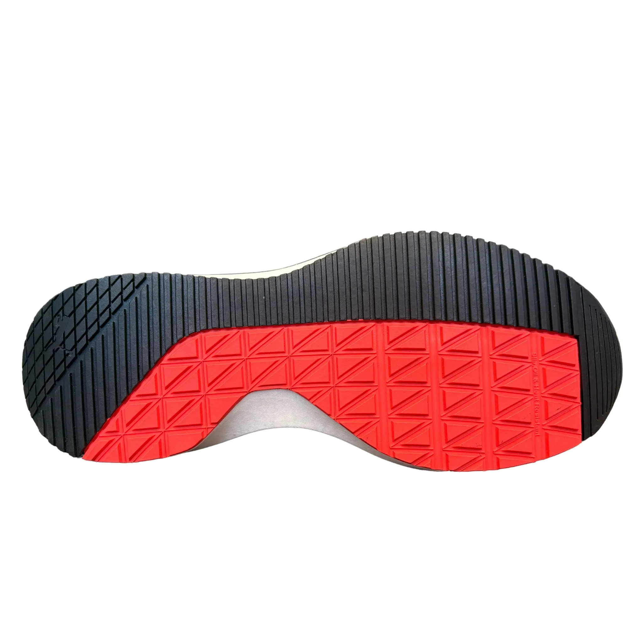 Puma Men's 645165 Turbo Black Red Low Safety Toe Metal Free Work Shoes