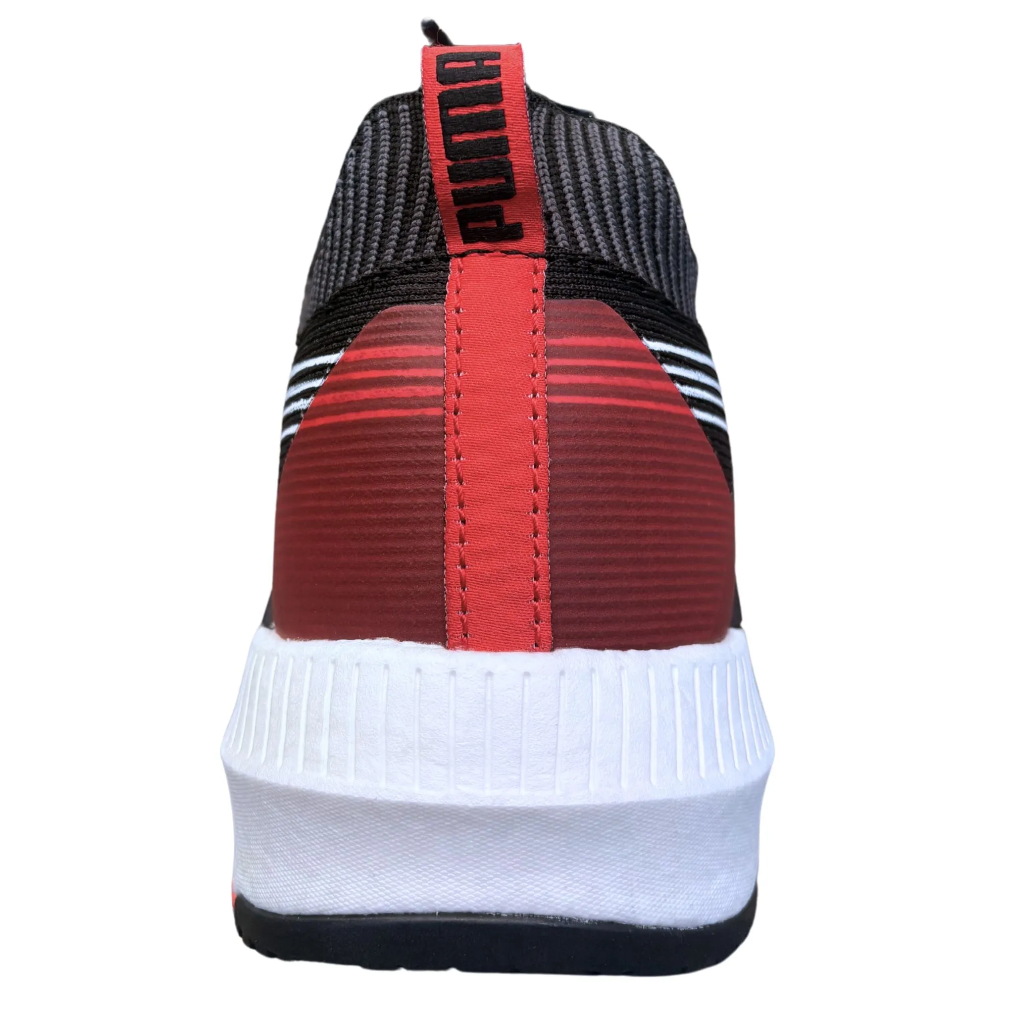 Puma Men's 645165 Turbo Black Red Low Safety Toe Metal Free Work Shoes
