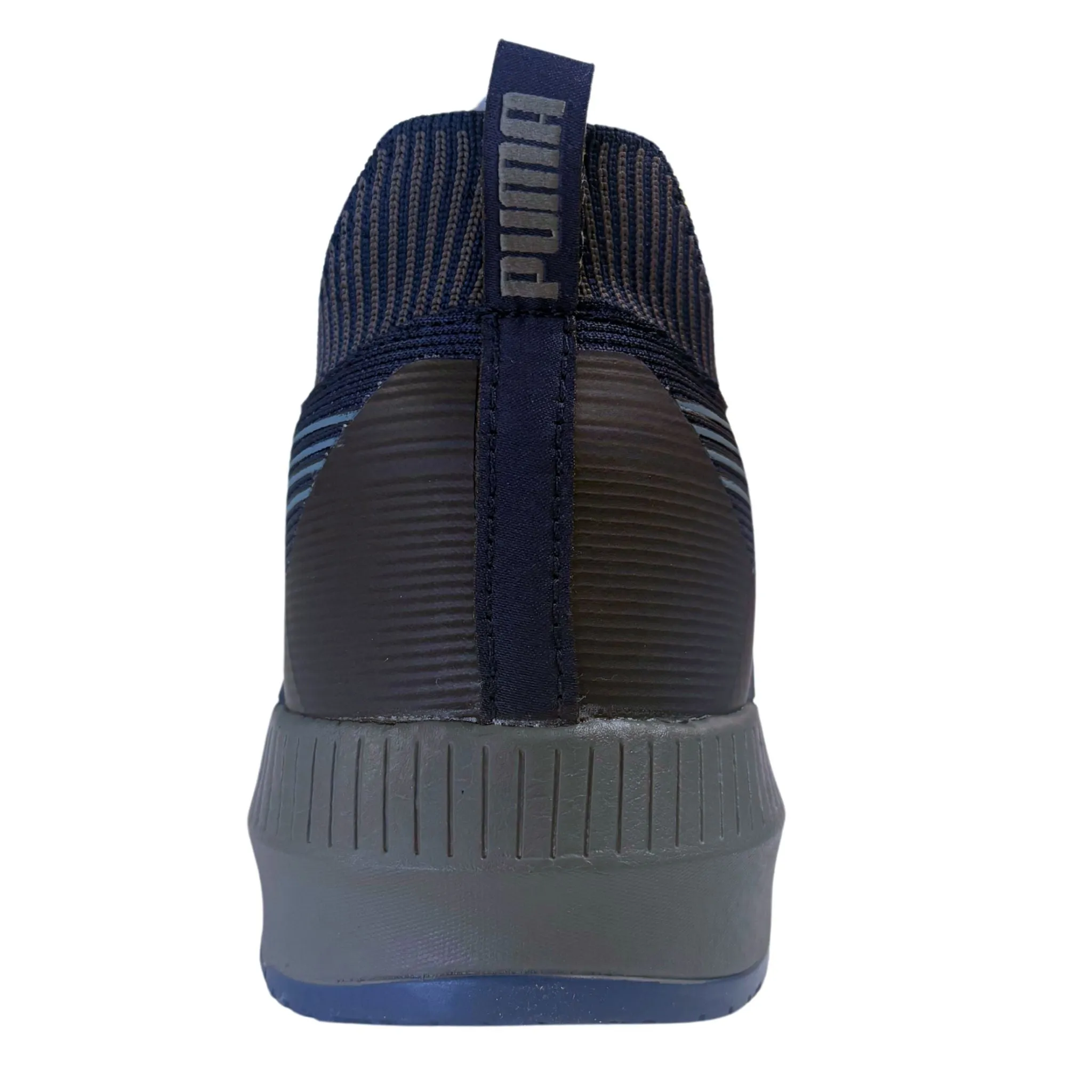 Puma Men's 645165 Turbo Navy Grey Low Safety Toe Metal Free Work Shoes