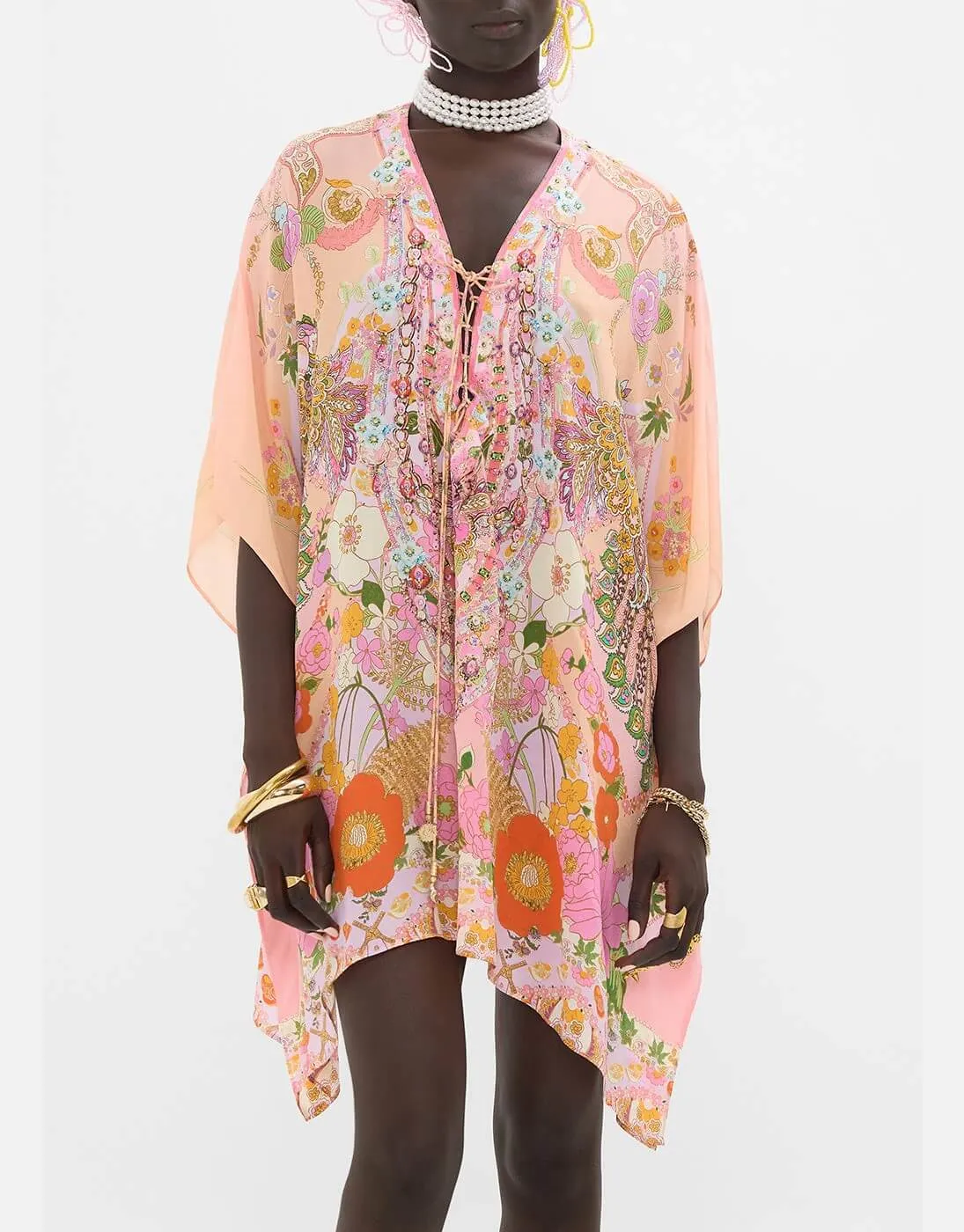 Short Lace Up Kaftan, Clever Clogs
