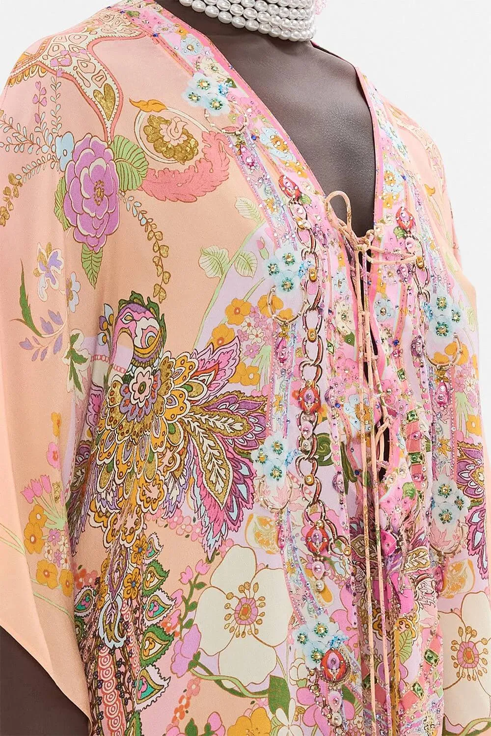 Short Lace Up Kaftan, Clever Clogs