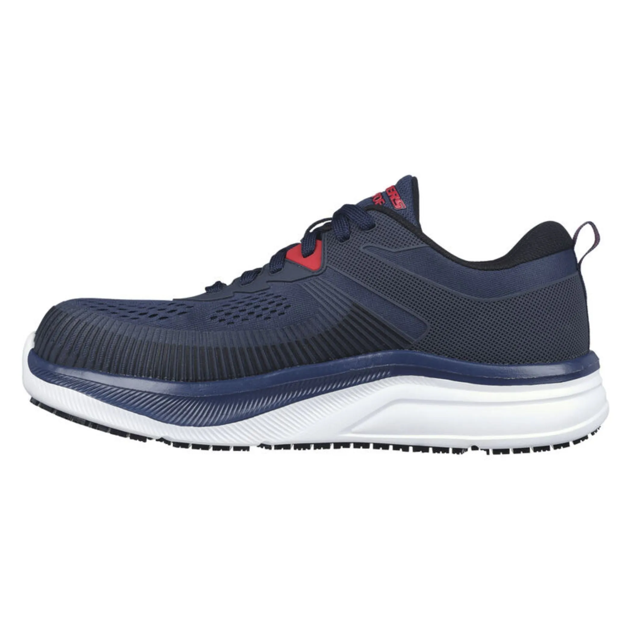 Skechers Men's 200199 Jevion Navy Safety Toe Metal Free Work Shoes