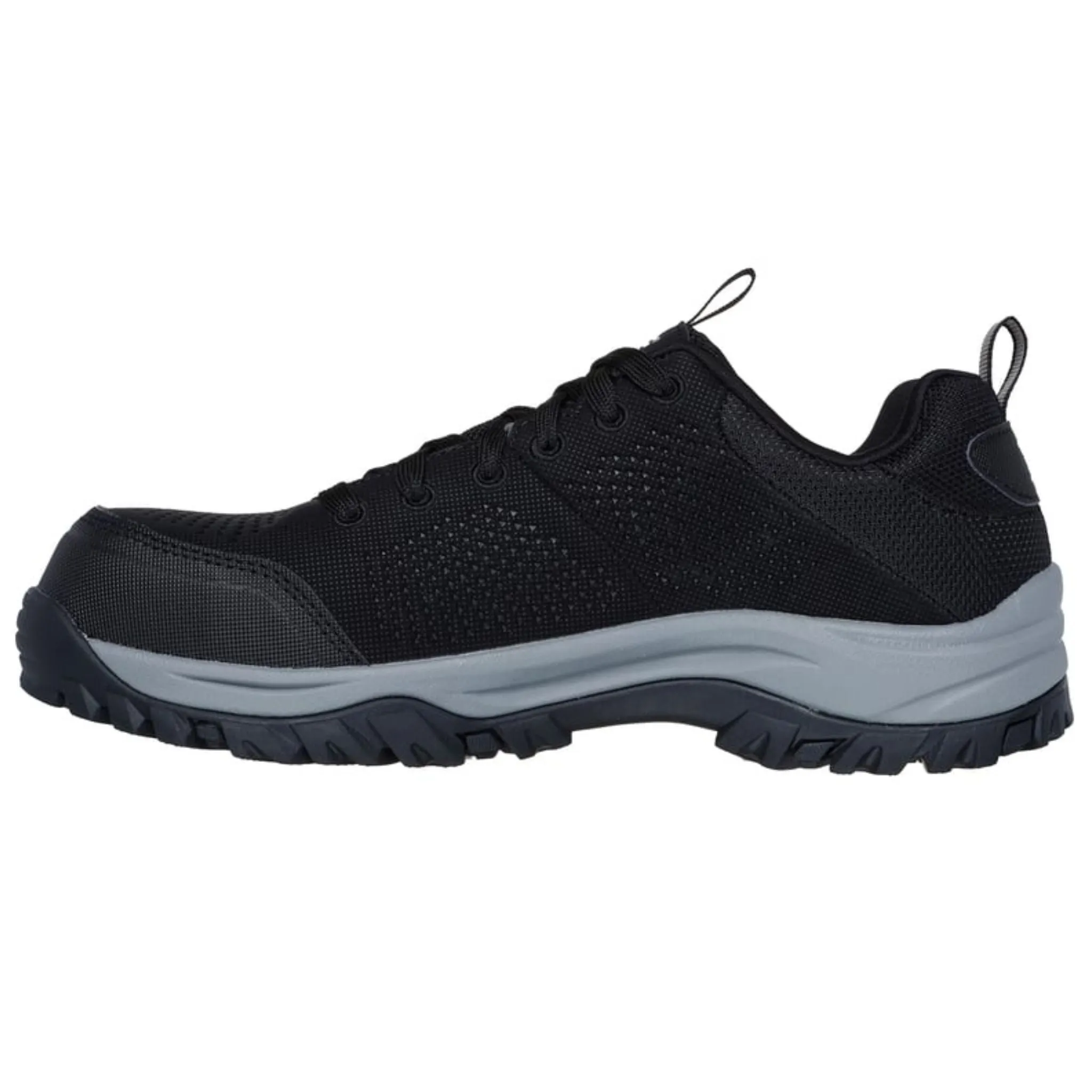 Skechers Men's 200247 Relment- Byrin Black Safety Toe Metal Free Work Shoes