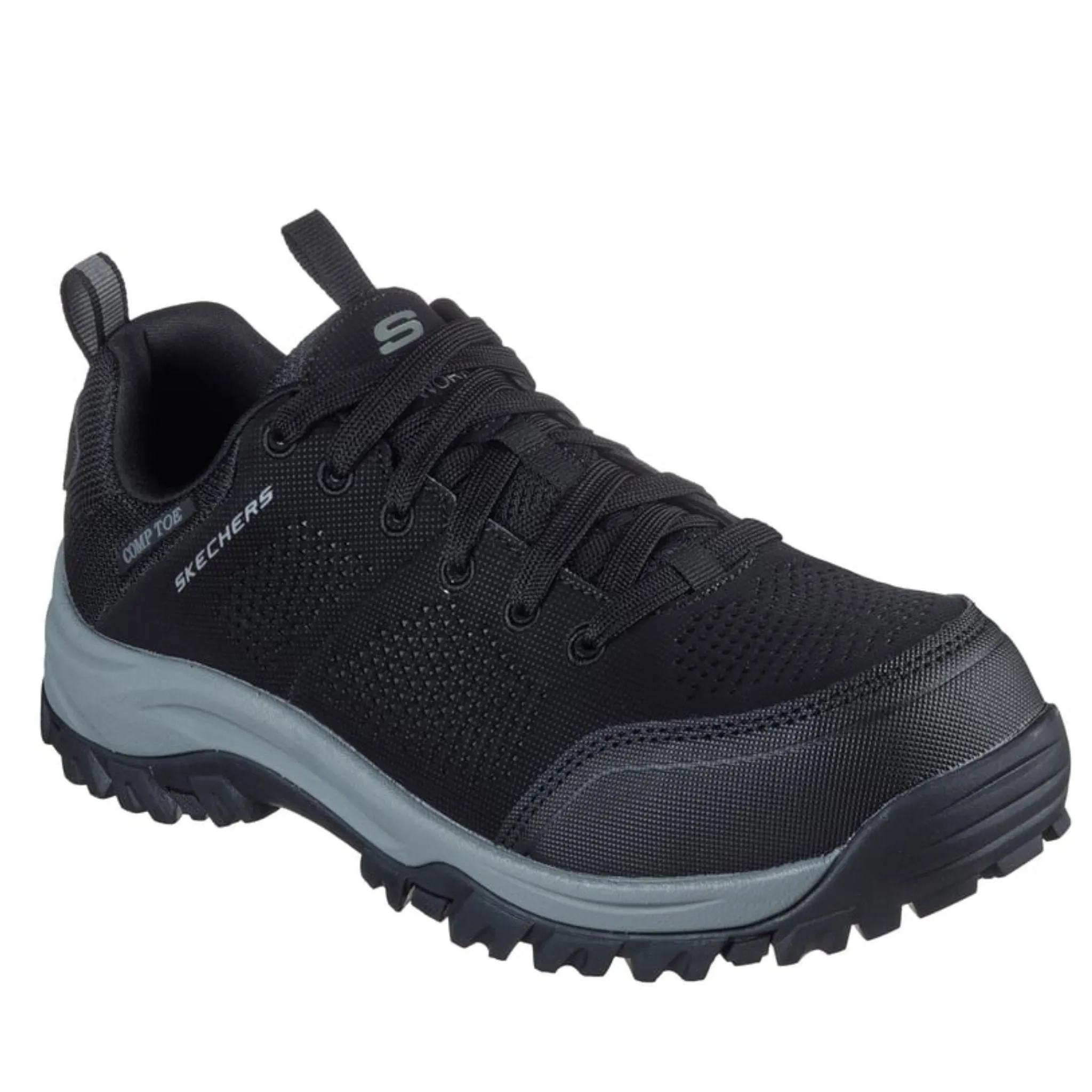 Skechers Men's 200247 Relment- Byrin Black Safety Toe Metal Free Work Shoes