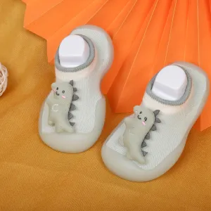 Slip-On Shoes 3D Dinosaur Green