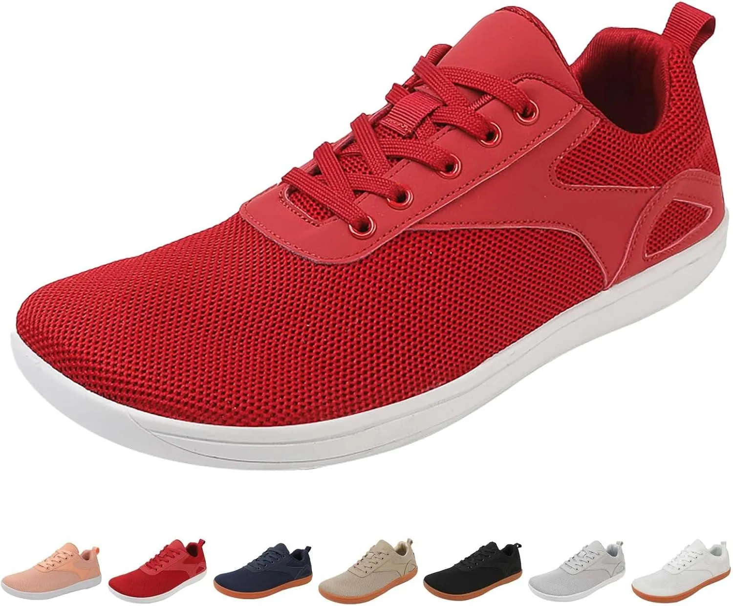 Slip On Shoes Women Walking Casual Shoes Slip On White Platform Sneakers Women's Walking Lightweight Tennis Red Tennis Shoe Cross Trainer Shoe