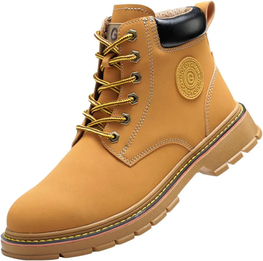 Steel Toe Boots for Men Women Lightweight Safety Boots Indestructible Construction Steel Toe Shoes for Men Composite Toe Boots