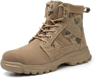 Steel Toe Boots for Men Women Lightweight Safety Boots Indestructible Construction Steel Toe Shoes for Men Composite Toe Boots