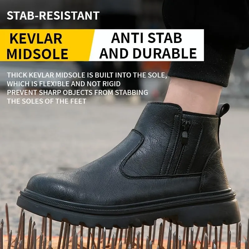 Steel Toe Boots for Men Women Lightweight Safety Boots Indestructible Construction Steel Toe Shoes for Men Composite Toe Boots