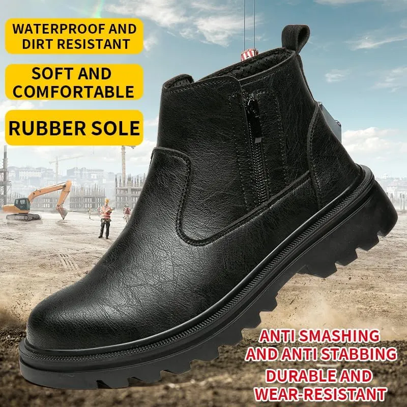 Steel Toe Boots for Men Women Lightweight Safety Boots Indestructible Construction Steel Toe Shoes for Men Composite Toe Boots