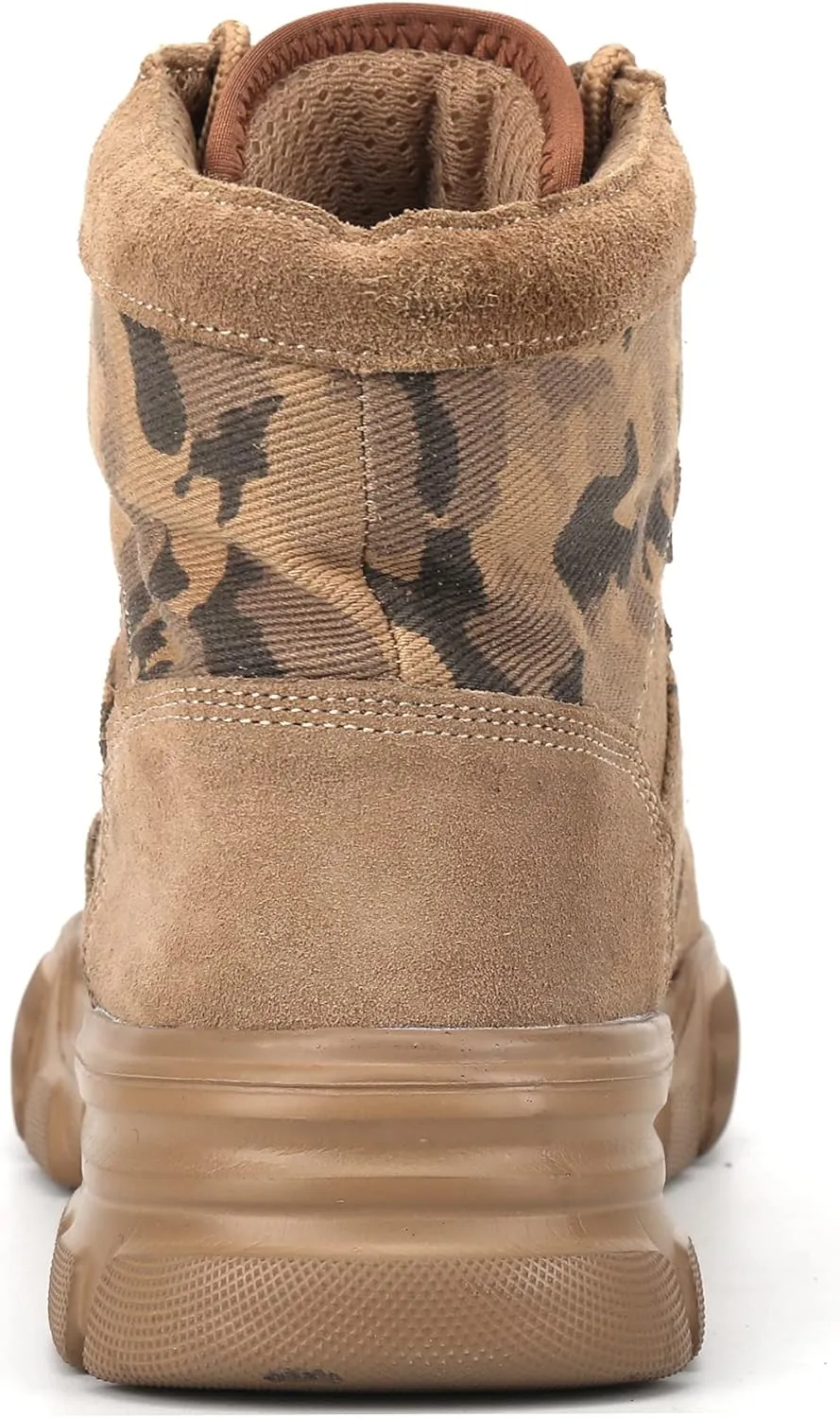 Steel Toe Work Safety Boots, Lightweight Mid-cut Industry Construction Composite Sneakers