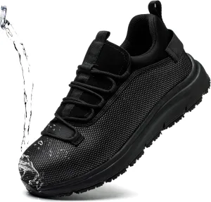 ulogu Steel Toe Shoes for Men WomenWaterproof Lightweight Roofing ShoeSafety Industrial Work Sneakers