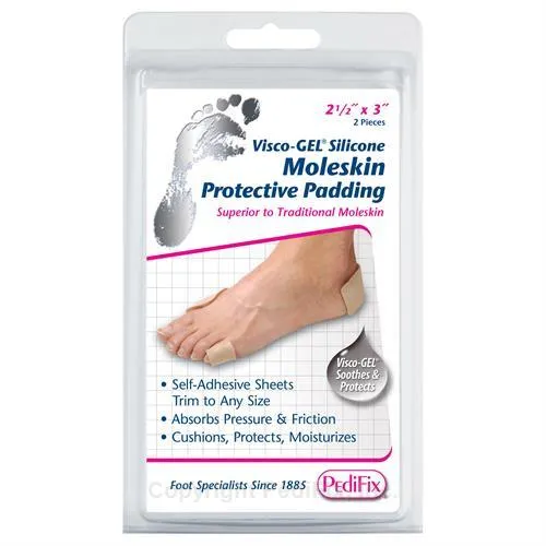 Visco-Gel Moleskin Protective Padding 2.5"x3"
