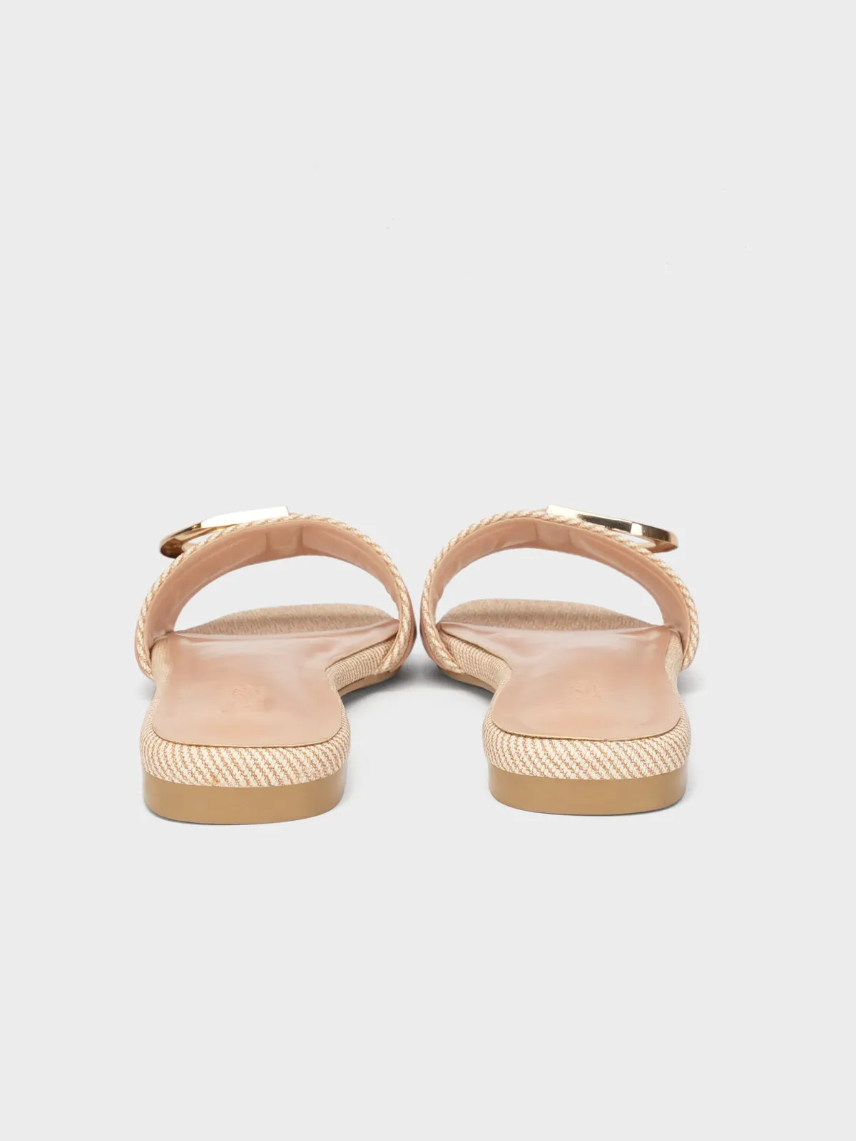 Women "MATTEO" Buckled Detailing Slippers