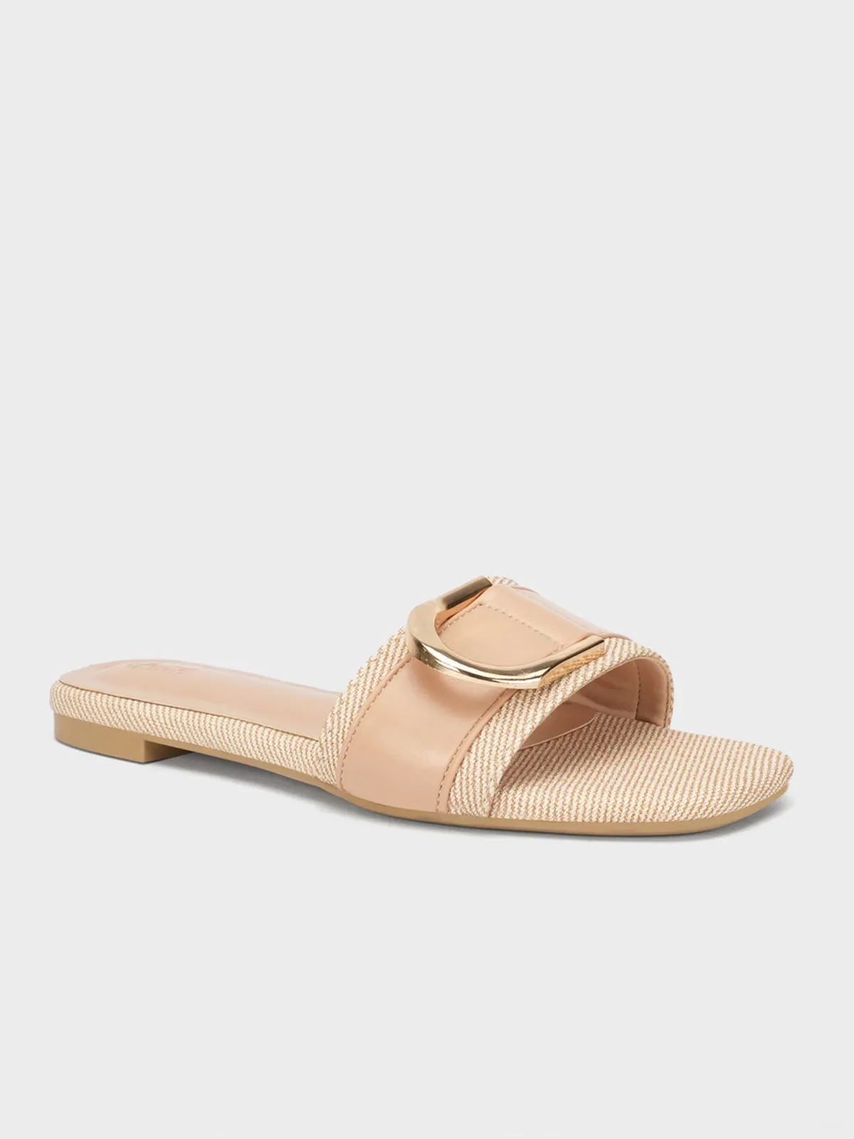 Women "MATTEO" Buckled Detailing Slippers