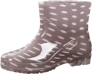 Women Rain Boots Wide Calf Comfort Lightweight Waterproof Fall Women's Ankle Rain Boots Slip On Garden Outdoor Shoes
