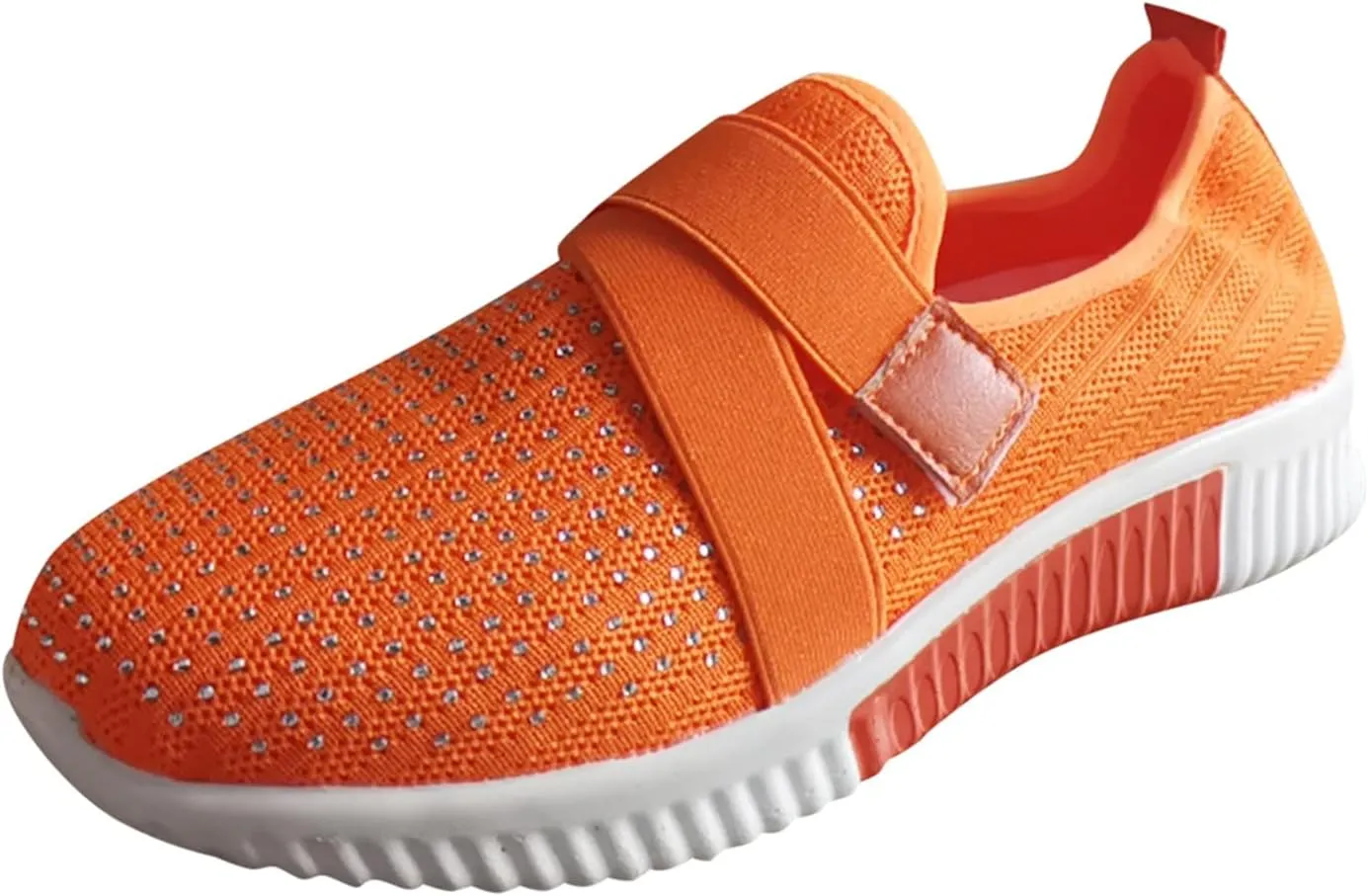 Women's Fashion Sneaker Lace Up Low Top Comfortable Walking Shoes Slip On Tennis Shoes Women No Laces Women Loafers Shoes Walking Sneakers for Women