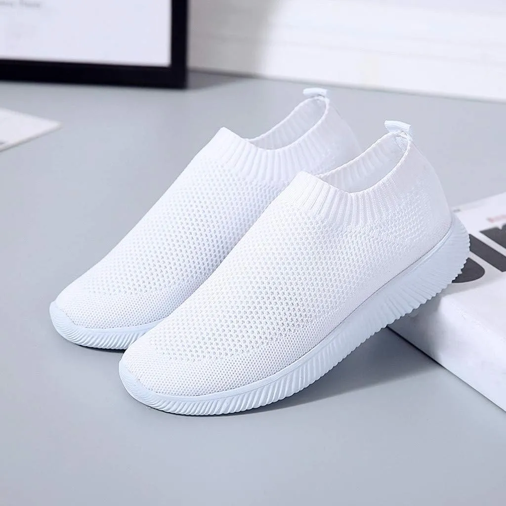 Women's Fashion Sneaker Non Slip Breathable Lightweight Comfortable Lace Up Slip On Tennis Shoes Arch Support Loafers Shoes for Women Waterproof Sneakers Women