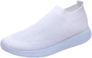 Women's Fashion Sneaker Non Slip Breathable Lightweight Comfortable Lace Up Slip On Tennis Shoes Arch Support Loafers Shoes for Women Waterproof Sneakers Women