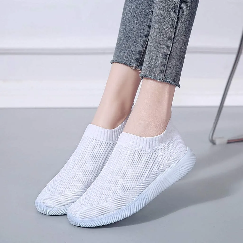 Women's Fashion Sneaker Non Slip Breathable Lightweight Comfortable Lace Up Slip On Tennis Shoes Arch Support Loafers Shoes for Women Waterproof Sneakers Women