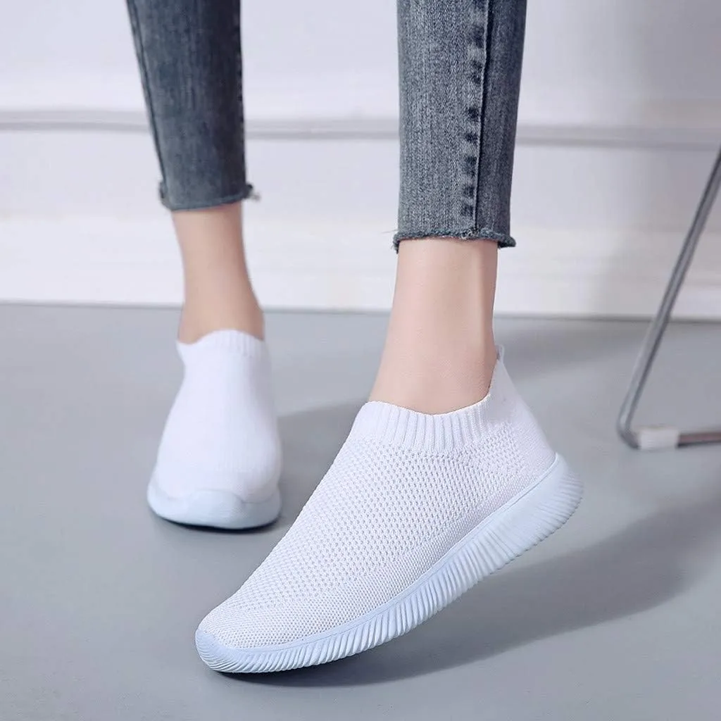 Women's Fashion Sneaker Non Slip Breathable Lightweight Comfortable Lace Up Slip On Tennis Shoes Arch Support Loafers Shoes for Women Waterproof Sneakers Women