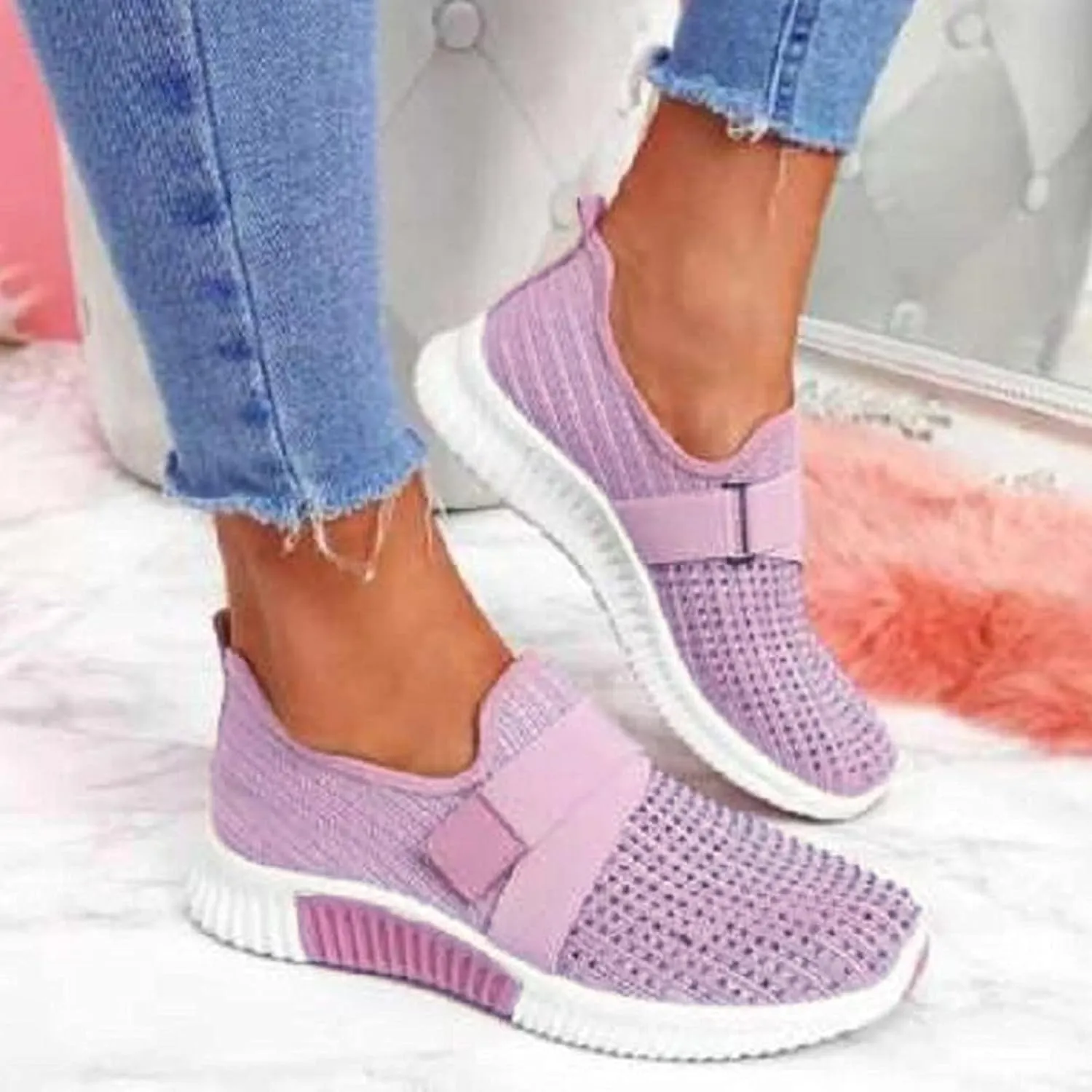 Women's Fashion Sneaker Non Slip Lace Up Comfort Women's Work or Walking Sneakers Women's Running Shoes Women Shoes Loafers Platform Sneaker