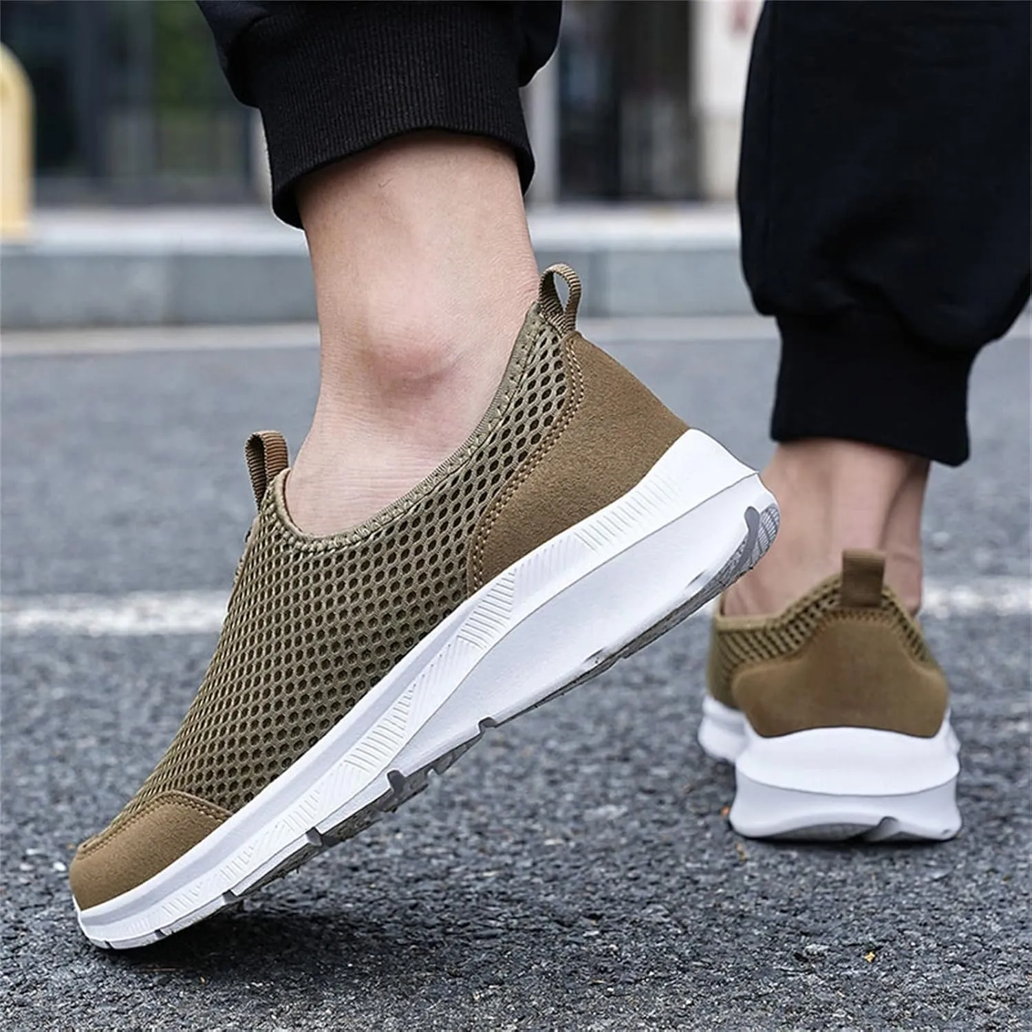 Women's Fashion Sneaker Womens Walking Shoes Slip On Fashion Womens Walking Shoes Wide Width Platform Loafers Women Shoes Walking Sneakers for Men
