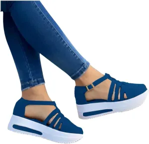 Women's Rhinestone Gladiator Sandals Flat Blue Bohemian Sandals Wedding Sandals Gem Bridal Bridesmaid Sandals