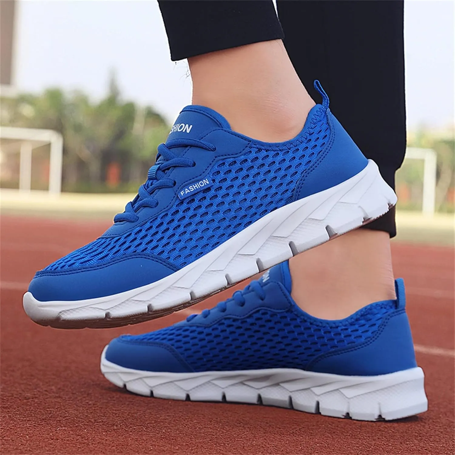 Women's Sneakers Wide Lightweight Work Slip Resistant Breathable Men's Wide Tennis Shoes Cute Loafers for Women Trendy All Black Sneakers for Men