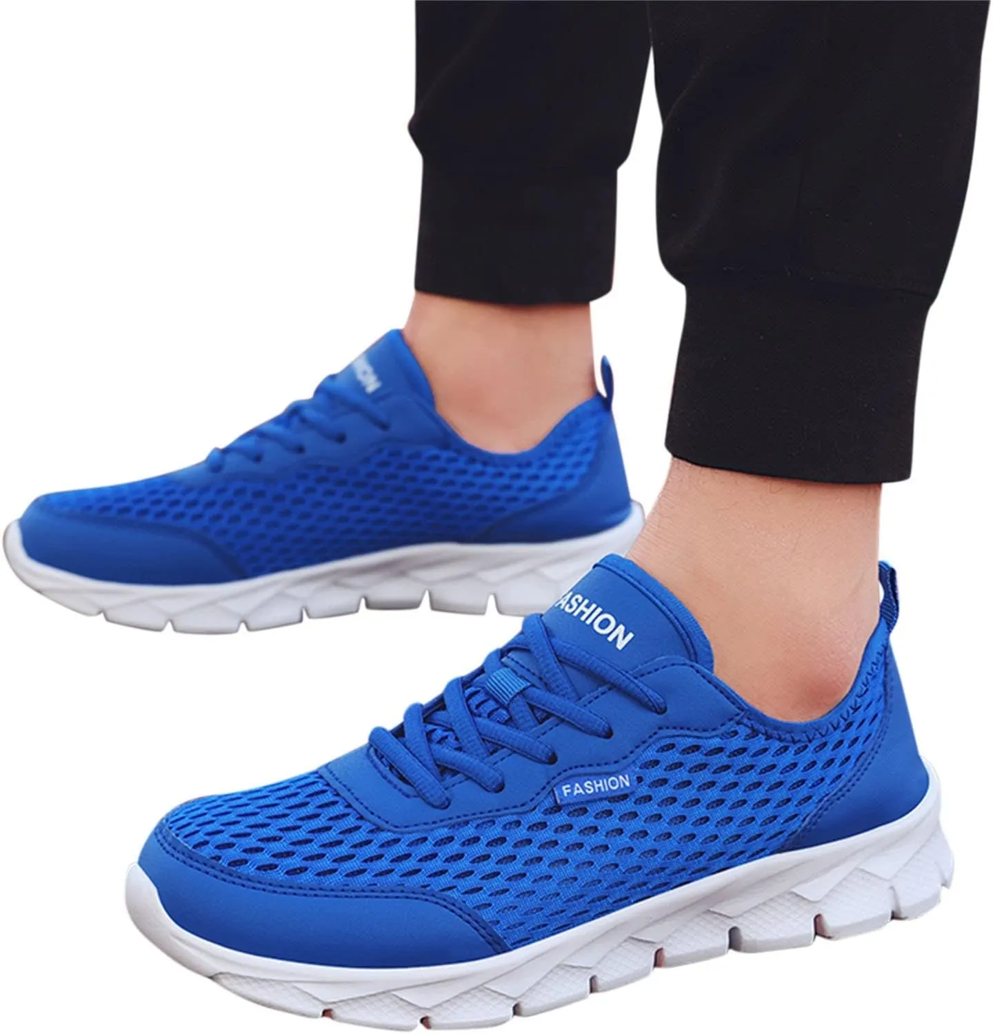 Women's Sneakers Wide Lightweight Work Slip Resistant Breathable Men's Wide Tennis Shoes Cute Loafers for Women Trendy All Black Sneakers for Men