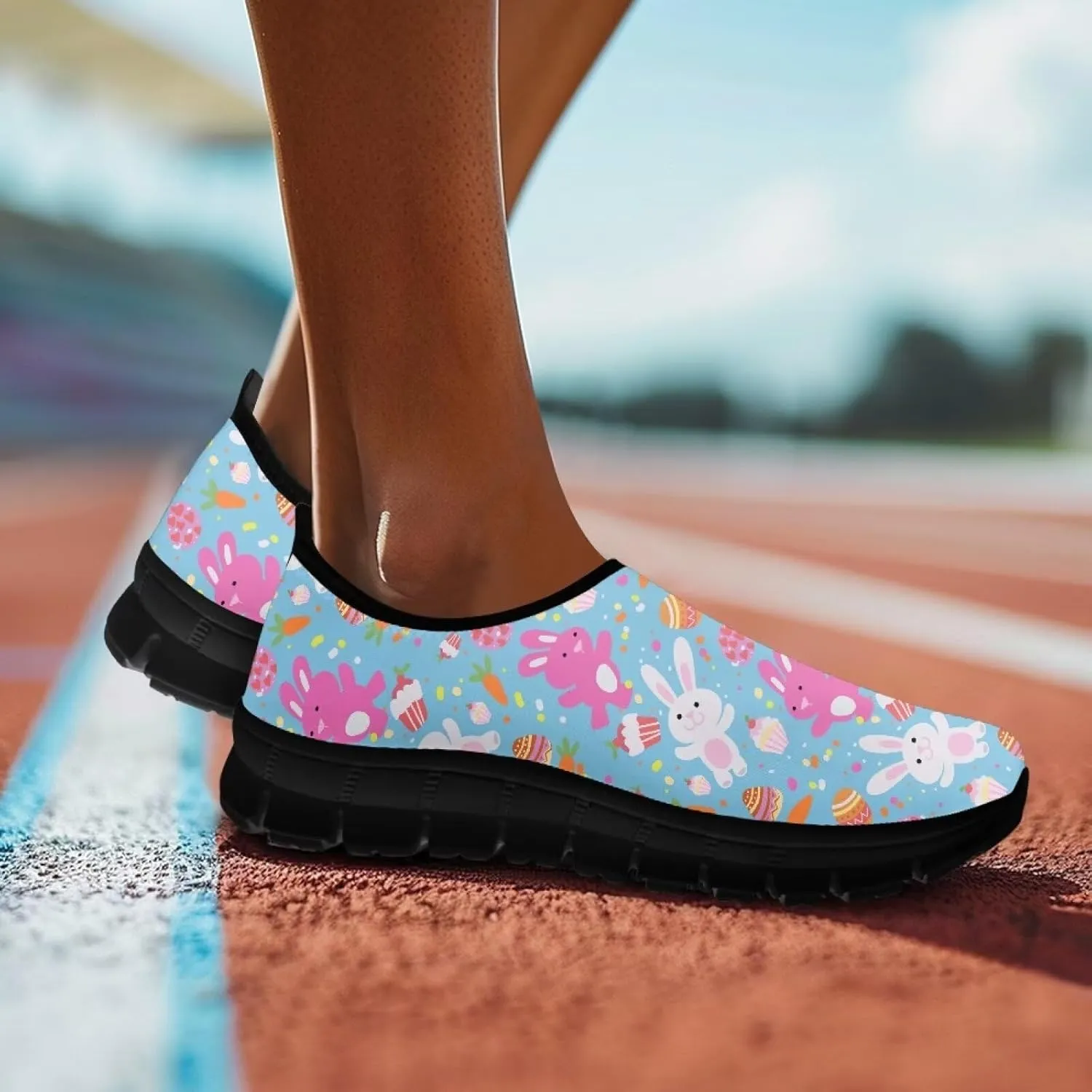 Women's Walking Workout Shoes Causal Outdoor Running Hiking Shoes Exercise Slip-On Non-Slip Sneaker for Women US 5.5-11.5