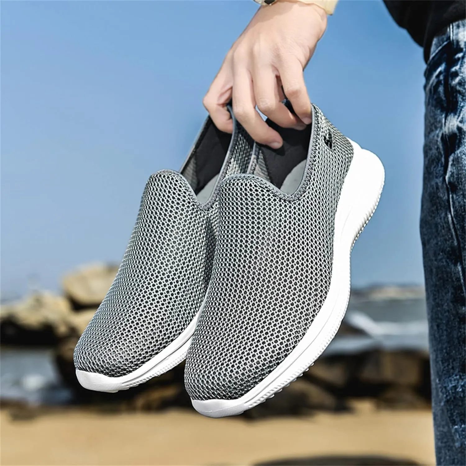 Womens White Tennis Shoes Leather Sneakers Casual Walking Shoes for Women Shoes to Prevent Tip Toe Walking Womens Loafers Shoes Mens Waterproof Sneakers