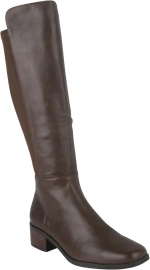 Young  Long Boot Leather Chocolate